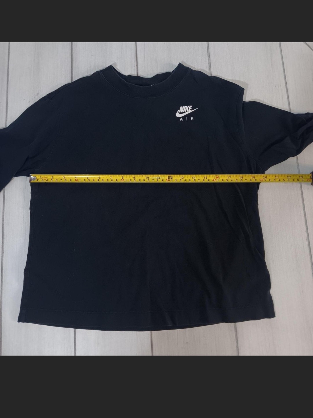 Nike Air Black Long Sleeve Crew Shirt - Picture 5 of 7